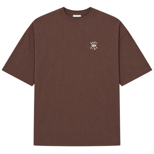 "DROP BATEU - ESTAMPA NAS COSTAS" Camiseta Oversized Suedine 220g