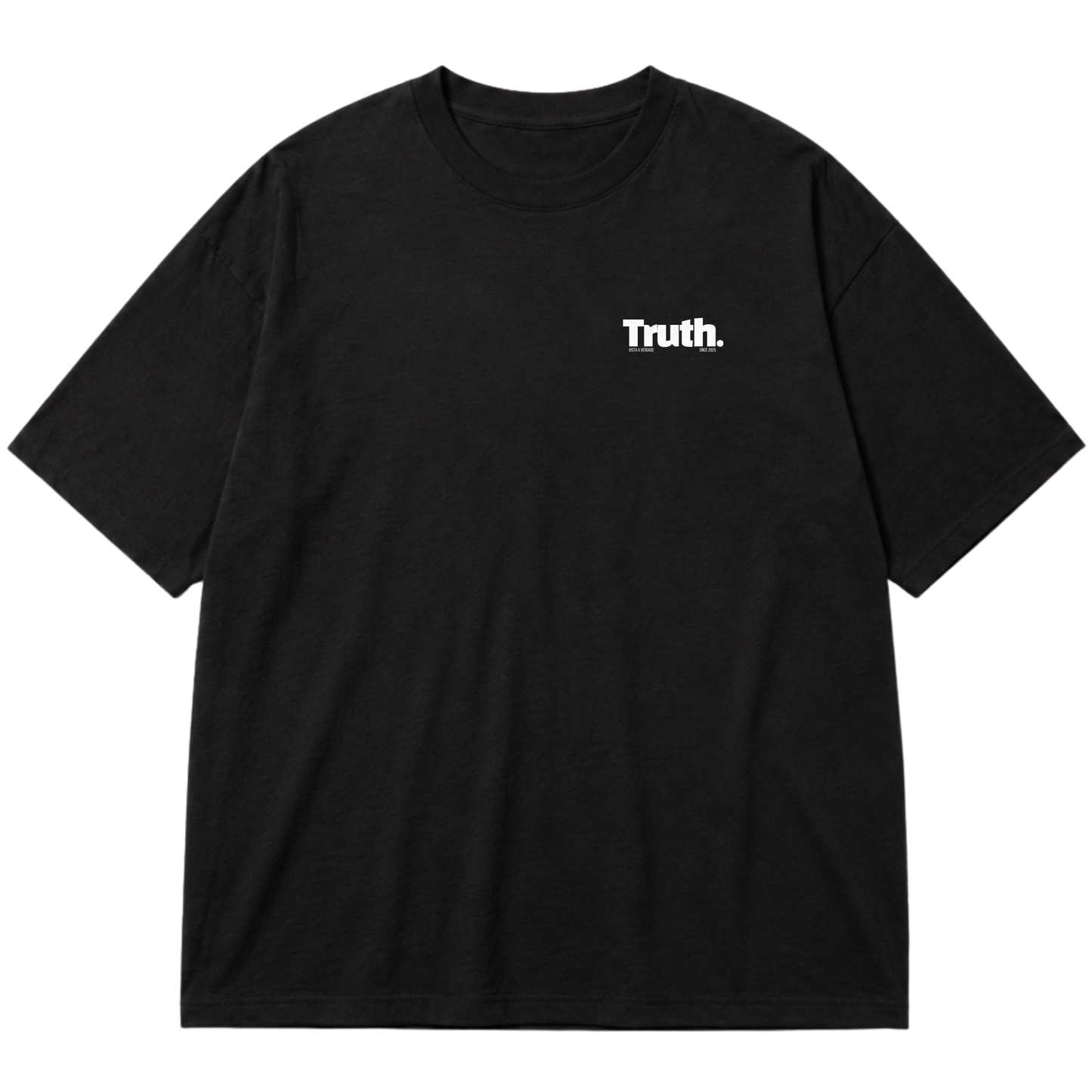 "Truth -  Jesus Saves Back" Oversized Premium 96% algodão 4% Elastano