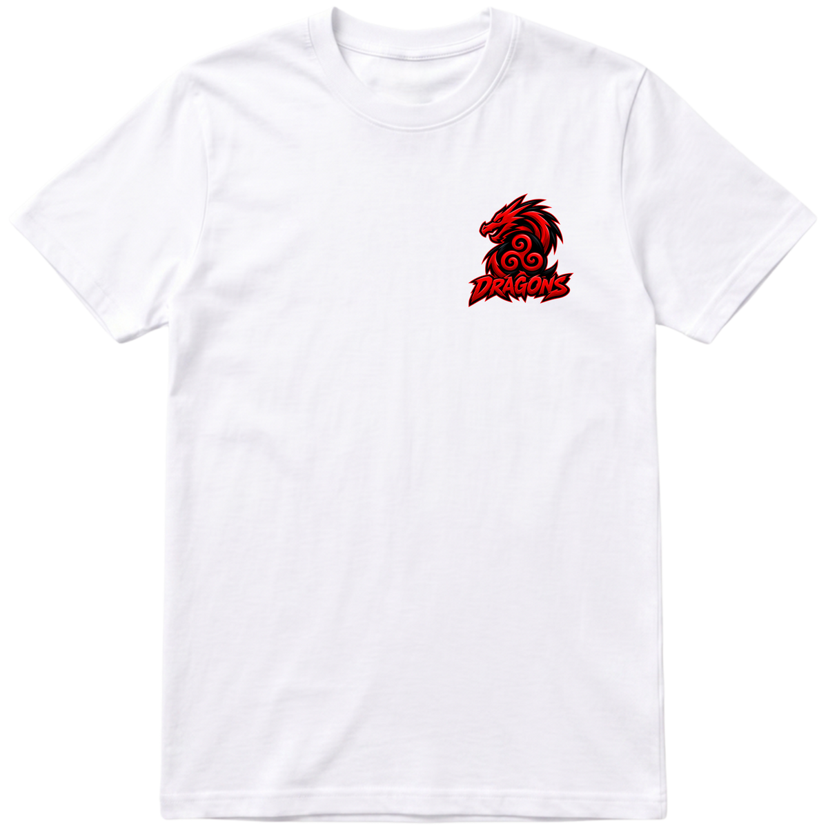 "Camisa frente e verso Dragons (Tripulação) - GameFicou" Camiseta Premium Unissex Bunker Studios
