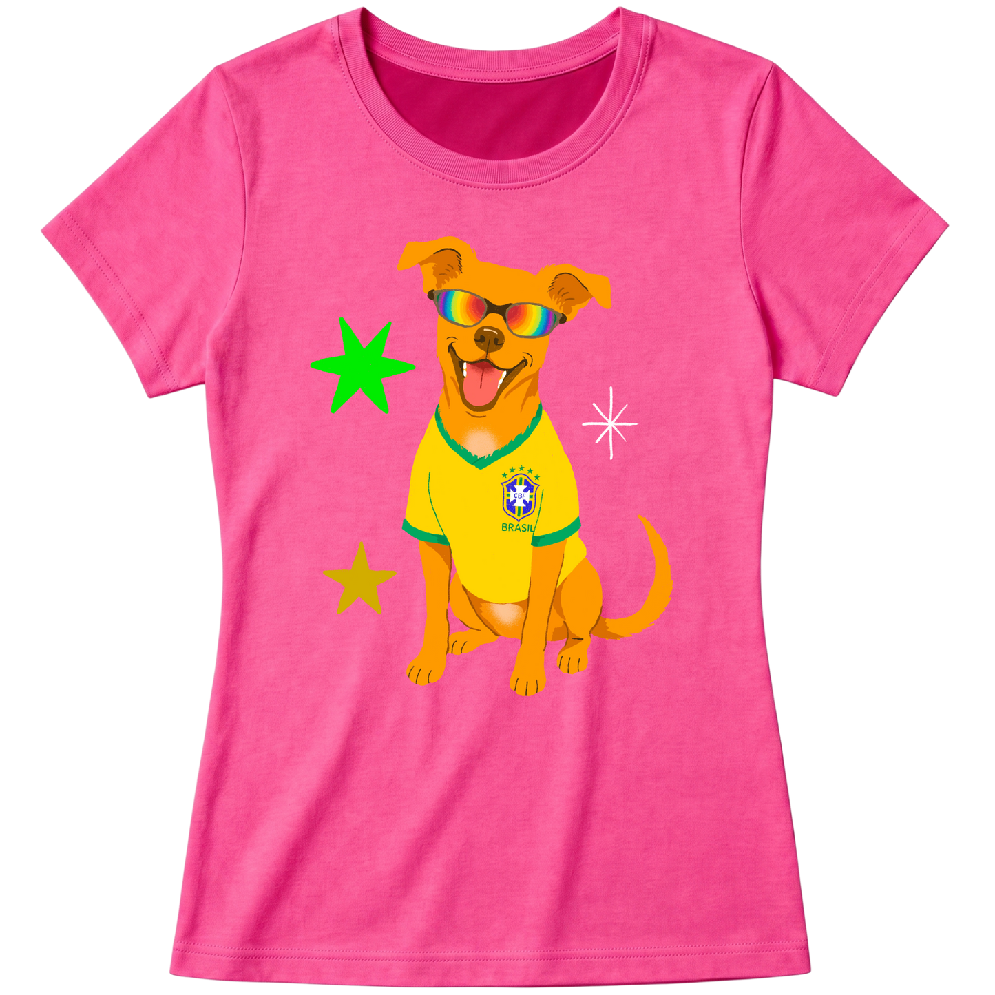 "Caramelo brasileiro" Blusa Baby Look