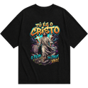 "Produto #015 Camisa: TU ES O CRISTO O FILHO DO DEUS VIVO" Oversized Básica 30.1