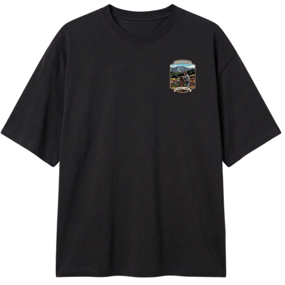"Estampa/TAMO POR CÁ" Camiseta Oversized Classic