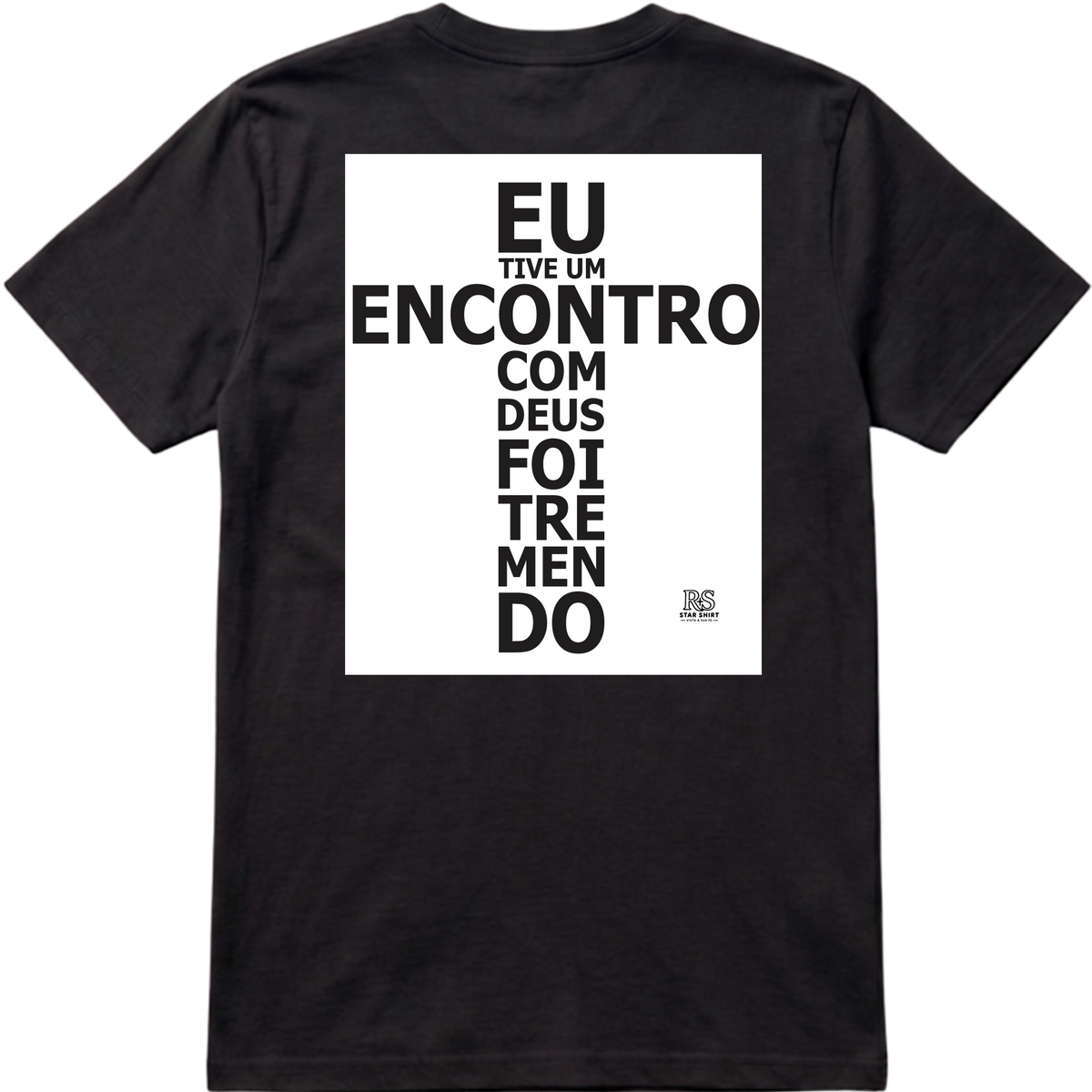 "ENCONTRO COM DEUS" Camiseta Premium Unissex Bunker Studios
