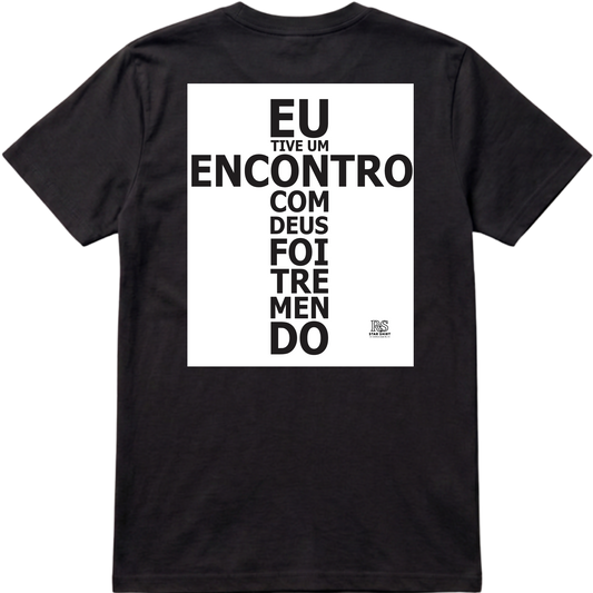 "ENCONTRO COM DEUS" Camiseta Premium Unissex Bunker Studios