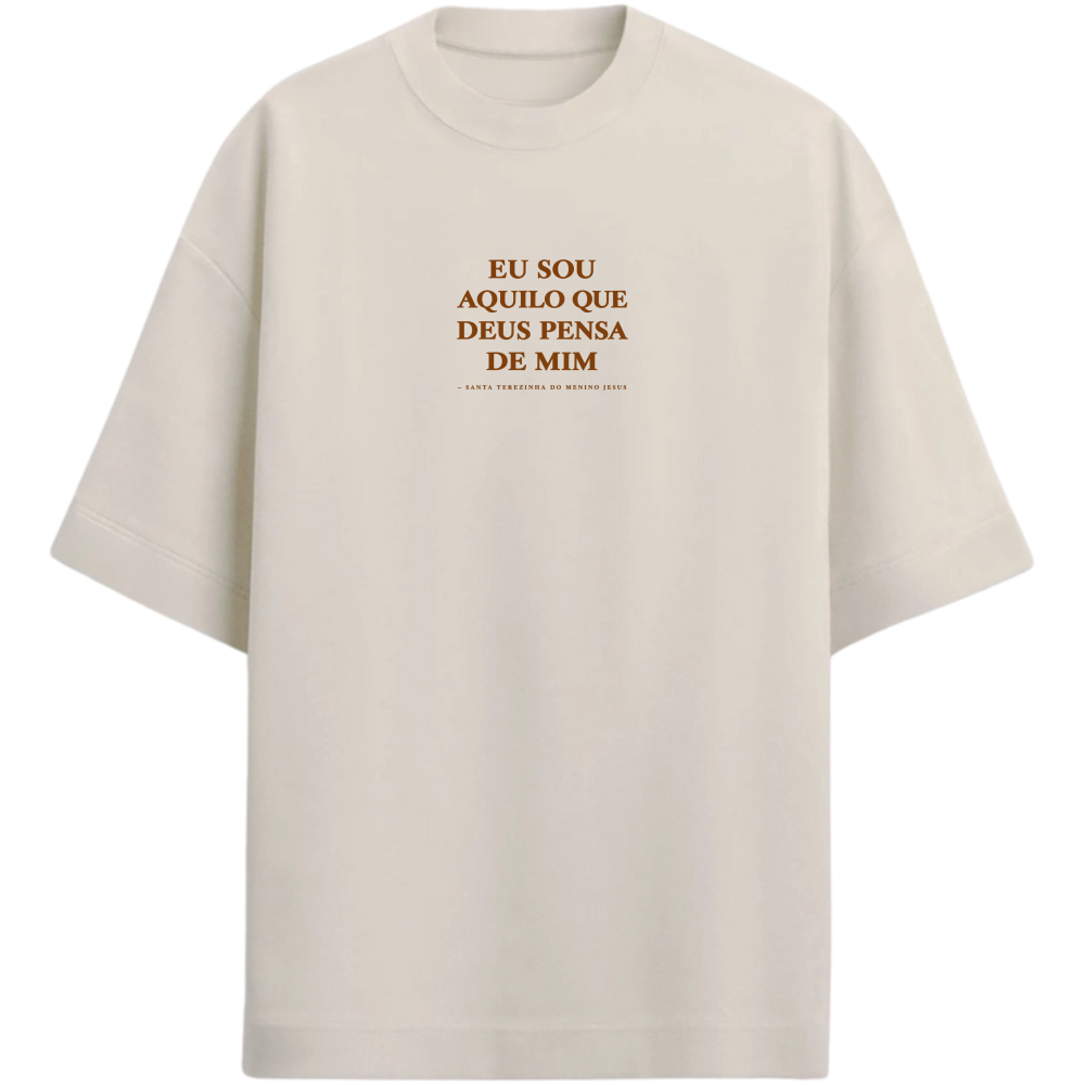 "Santa Teresinha do Menino Jesus" Camiseta Oversized Premium