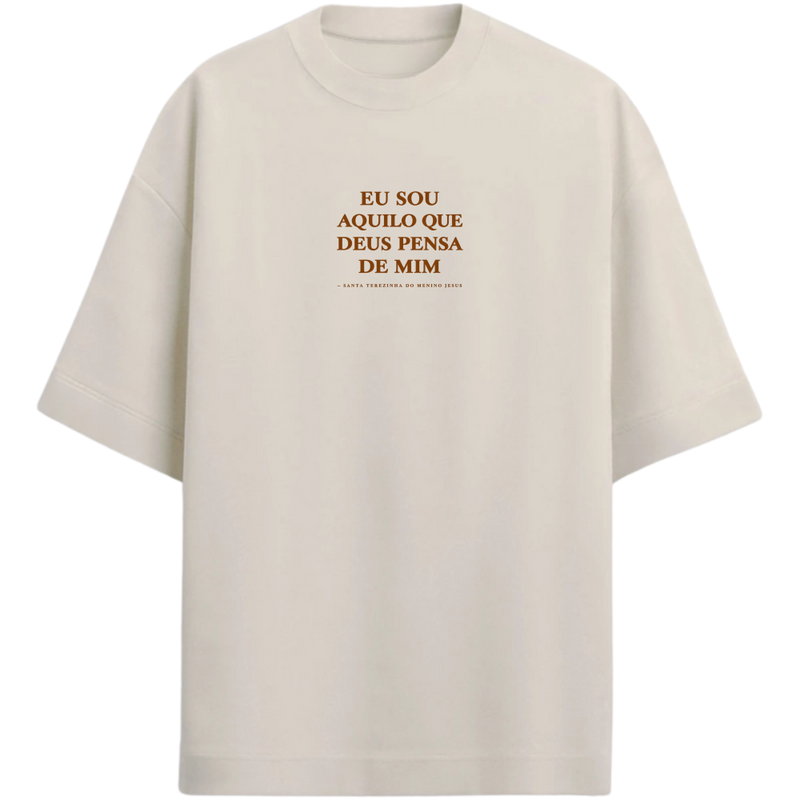 "Santa Teresinha do Menino Jesus" Camiseta Oversized Premium