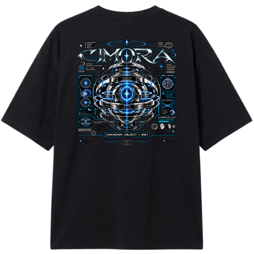 "Camiseta CIMORA - Unknown Object" Camiseta Oversized Classic