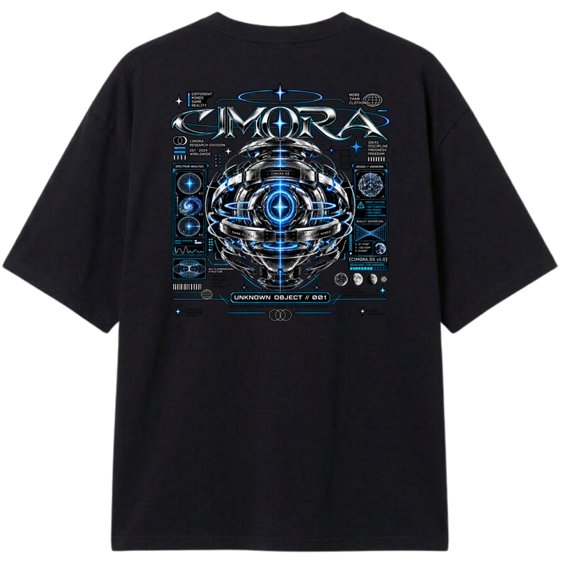 "Camiseta CIMORA - Unknown Object" Camiseta Oversized Classic