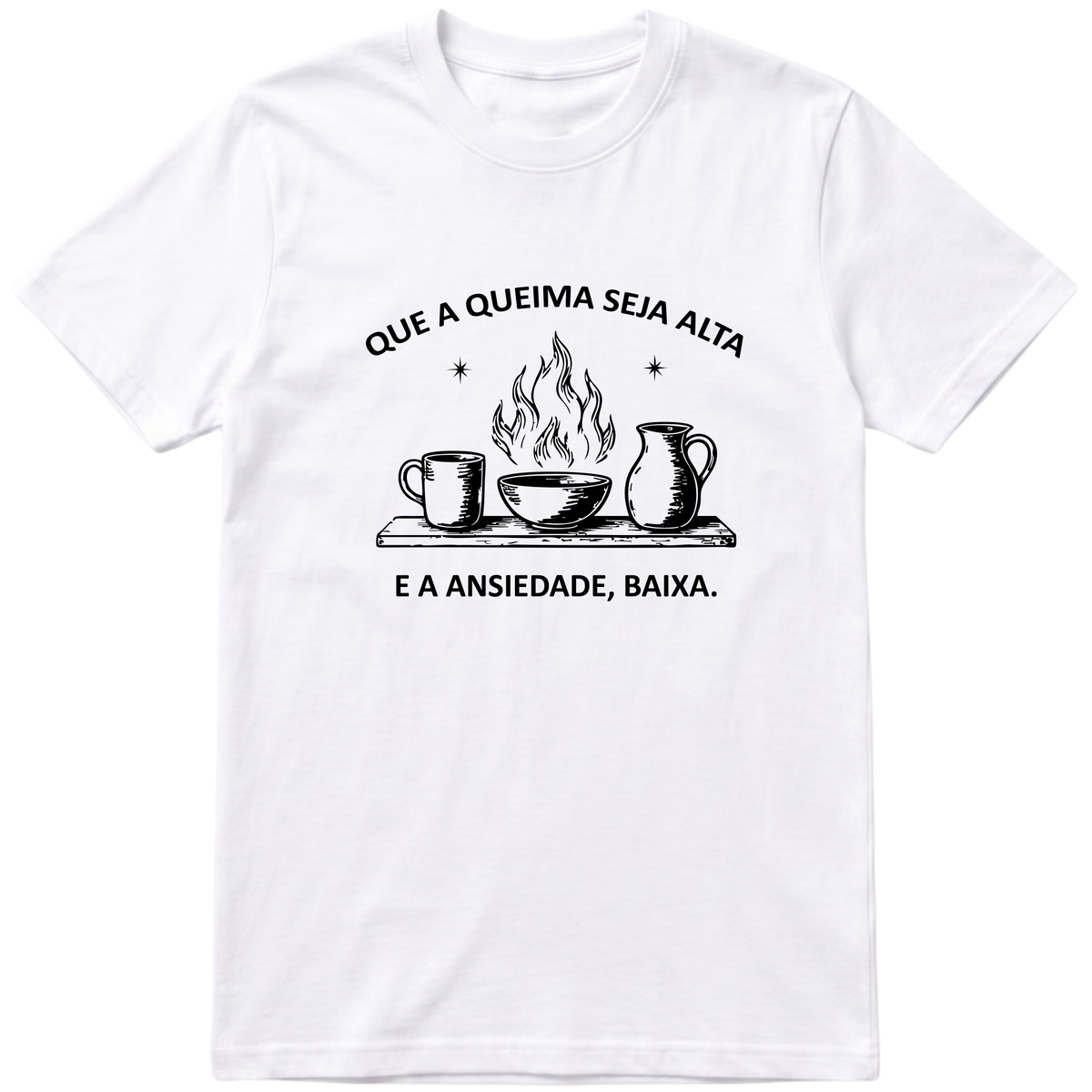 "ansiedade baixa" Camiseta Básica Unissex