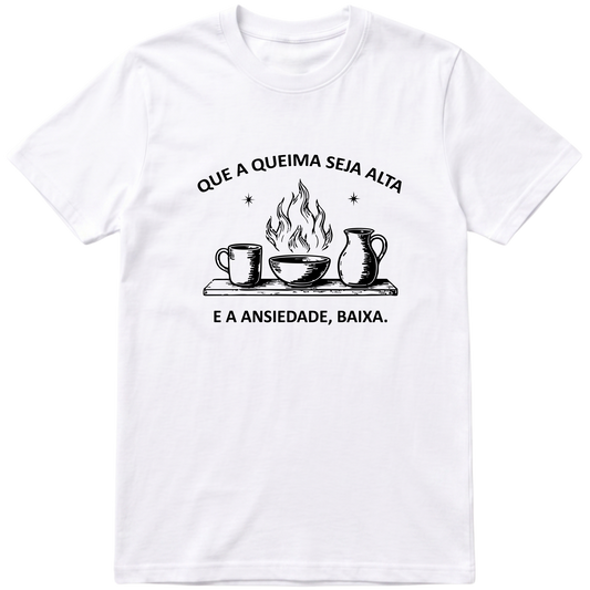 "ansiedade baixa" Camiseta Básica Unissex