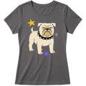 "Bulldog" Blusa Baby Look