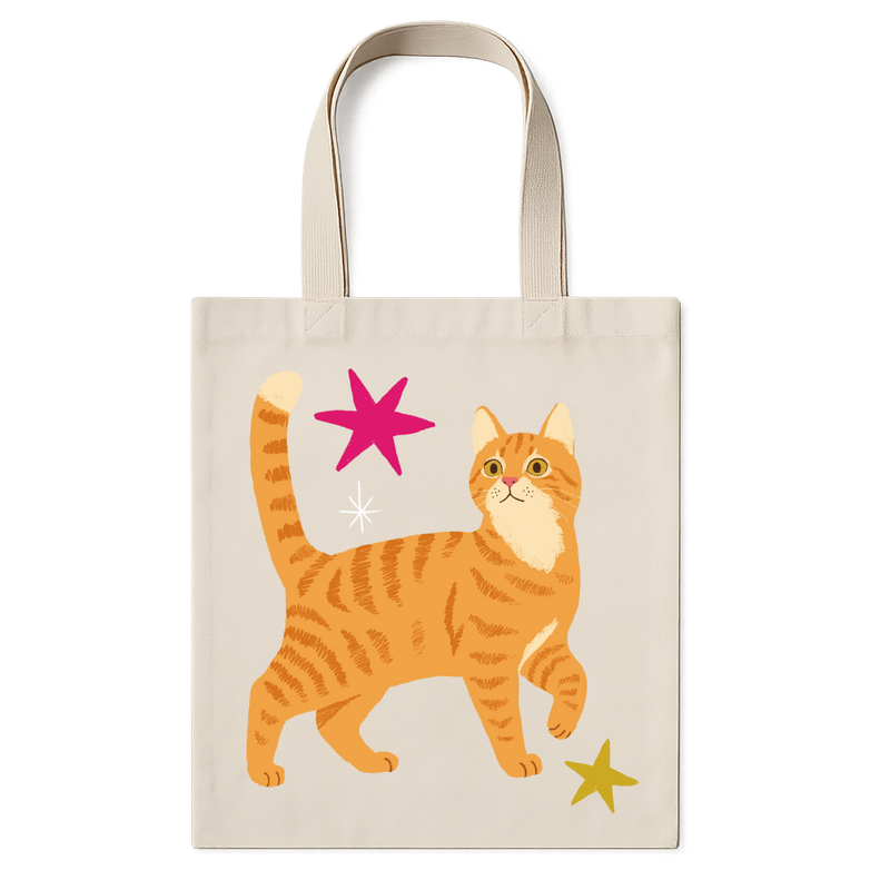 "Gata amarelo rajado" Ecobag