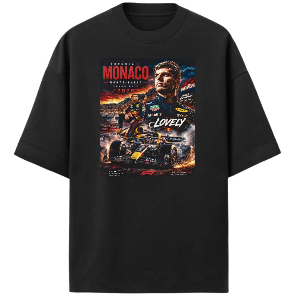 "Camiseta Oversized MAX VERSTAPPEN" Oversized Premium