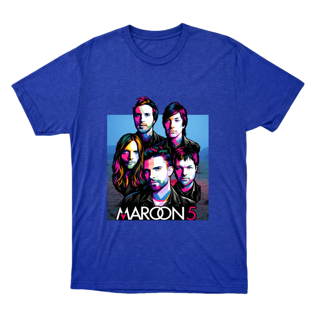 "Maroon 5 - Colors" Camiseta Básica Unissex