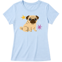 "Pug" Blusa Baby Look