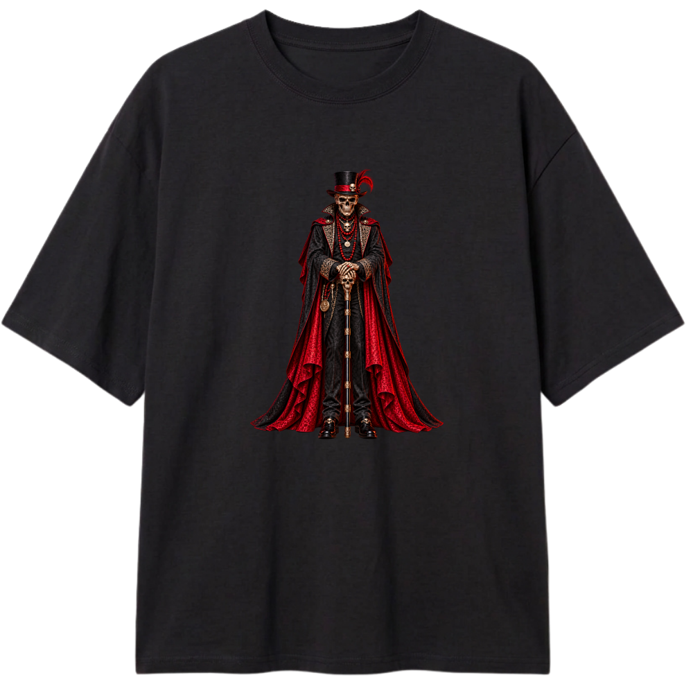 ""Exu Caveira Entidade Umbanda" Camiseta Oversized Classic