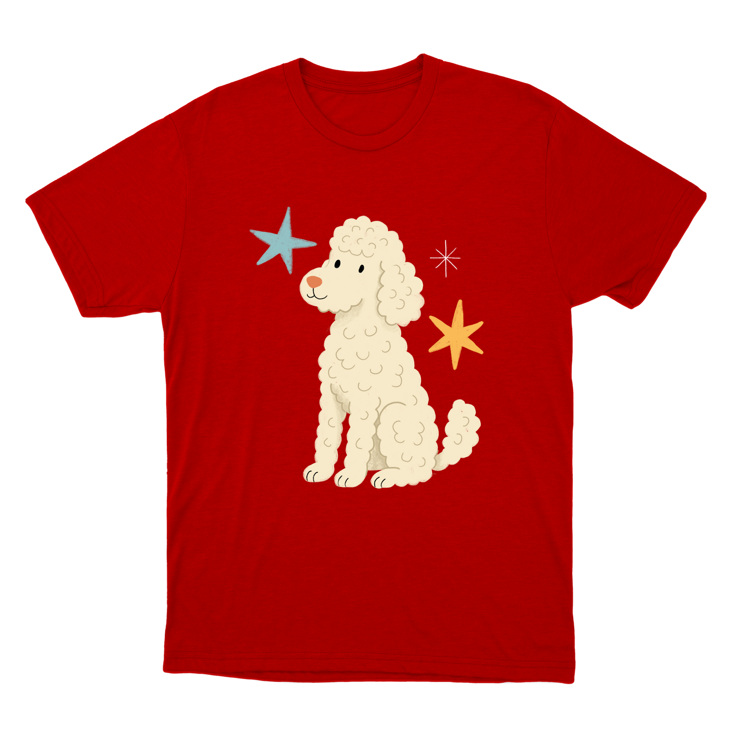 "Poodle" Camiseta Básica Unissex