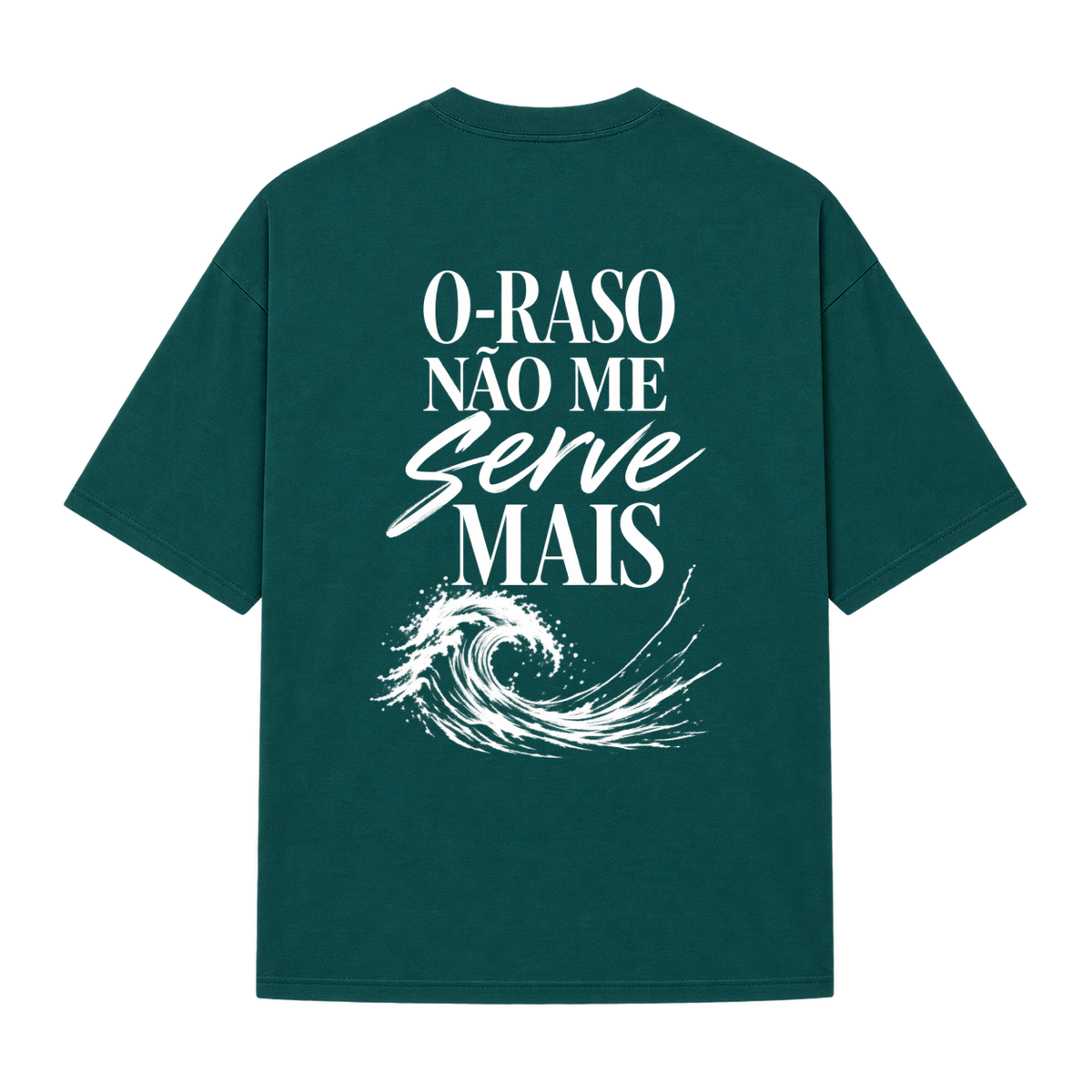 "FENDS -- O RASO NÃO ME SERVE MAIS (OVER)" Camiseta Oversized Suedine 220g