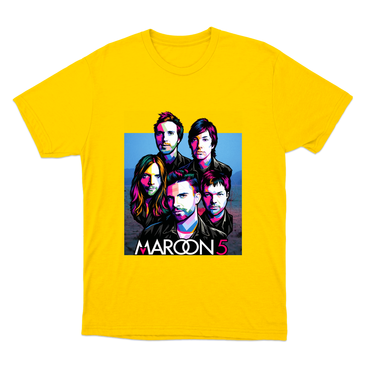"Maroon 5 - Colors" Camiseta Básica Unissex