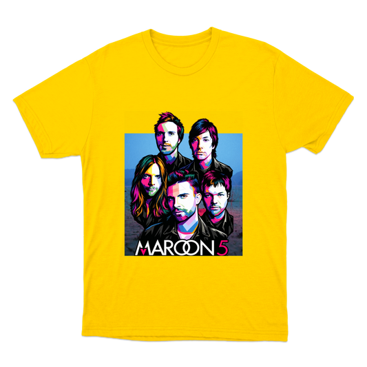 "Maroon 5 - Colors" Camiseta Básica Unissex