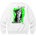 "Moletom Crewneck Cyber Cat - Street Symp" Blusão Moletom