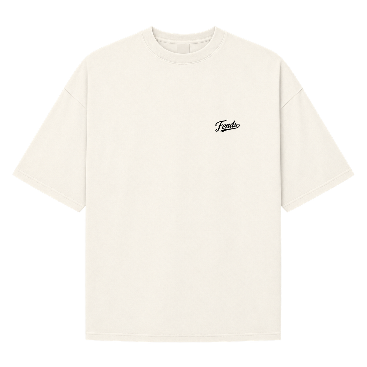 "FENDS -- O MEU DEUS TEM BOCA E FALA" Camiseta Oversized Suedine 220g