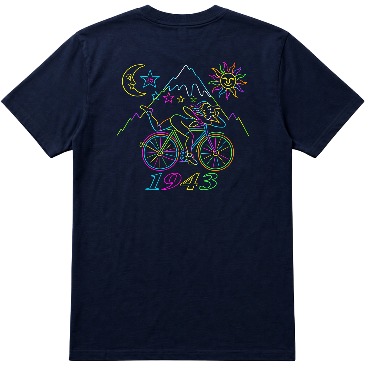 "BIKE 1943 Hofmann" Camiseta Premium Unissex Bunker Studios