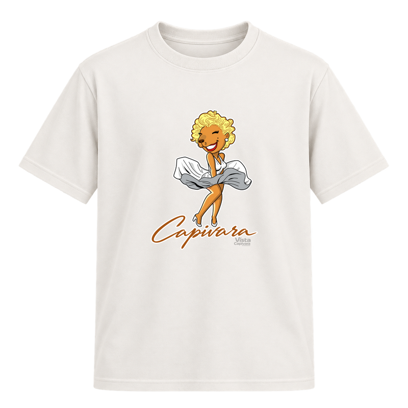 "Capivara Fatal DTF" Camiseta Regular Suedine