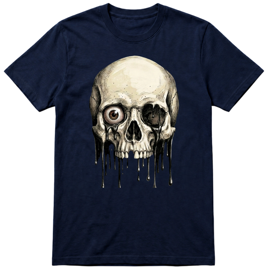 "Camiseta Regular Classic Caveira Mea Culpa" Camiseta regular básica