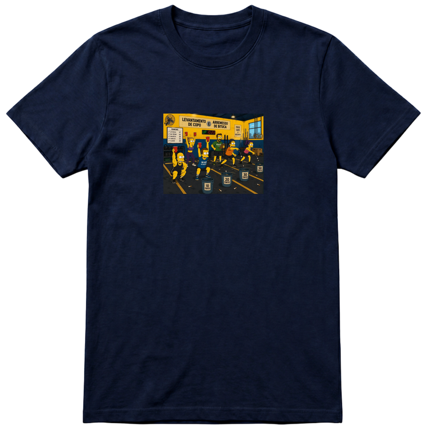 "Simpsons crossfit" Camiseta regular básica