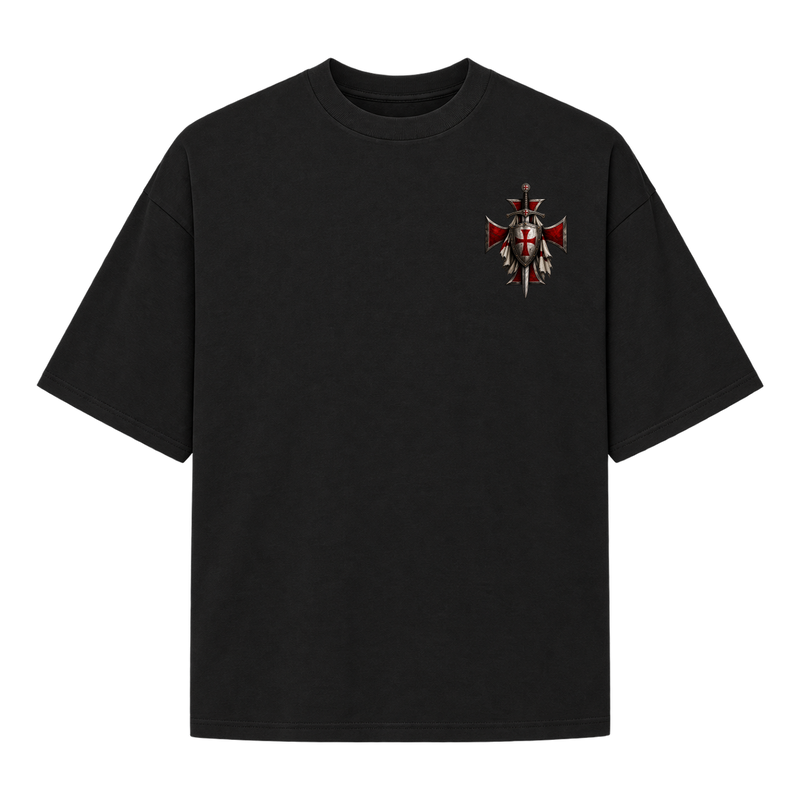 "Medieval" Camiseta Oversized Suedine 220g