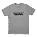 "barbotina moderação - dtg" Camiseta Básica Unissex