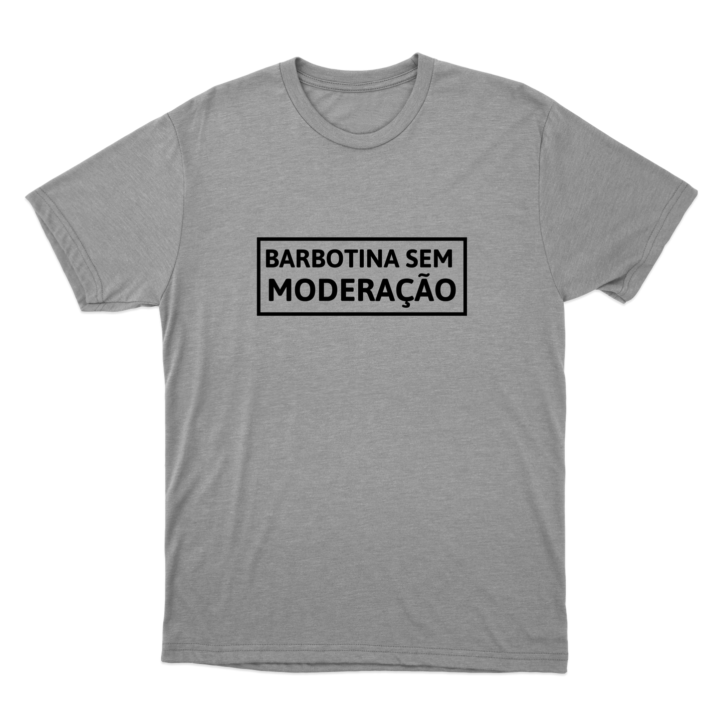 "barbotina moderação - dtg" Camiseta Básica Unissex
