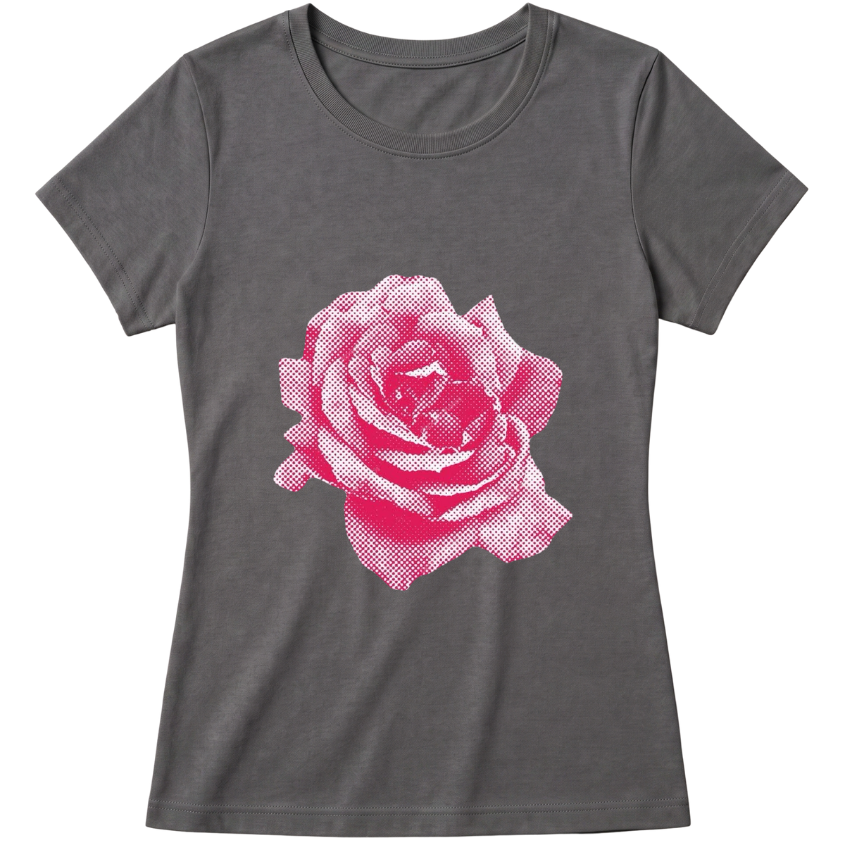 "Baby Look Pinky Rose" Blusa Baby Look