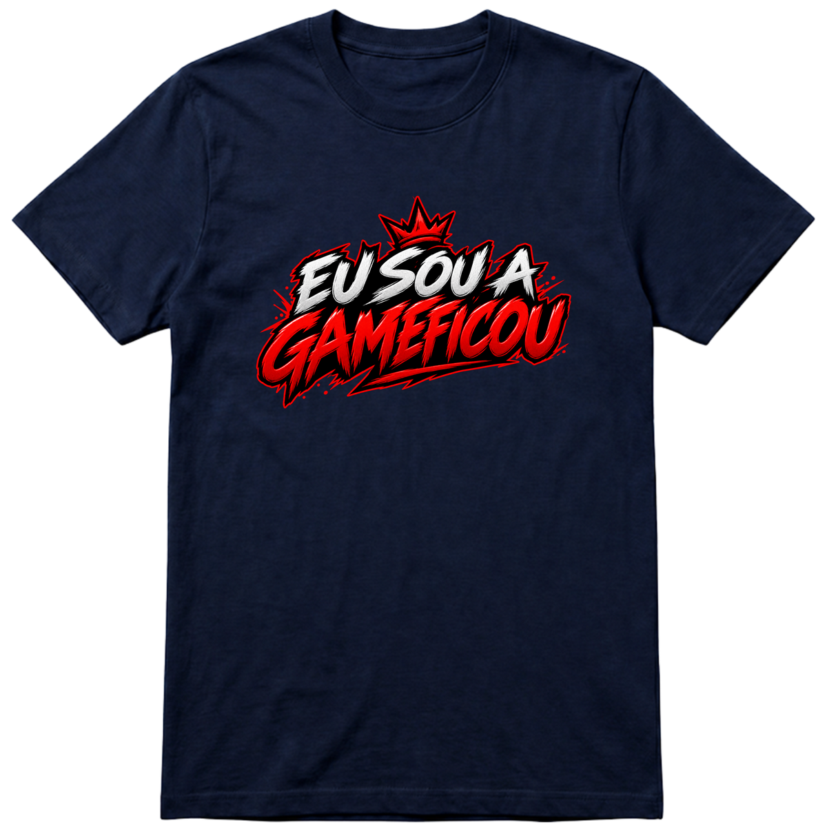 "Camisa eu sou a GameFicou" Camiseta Premium Unissex Bunker Studios