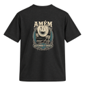 "Estampa/AMÉM" Camiseta Regular Suedine
