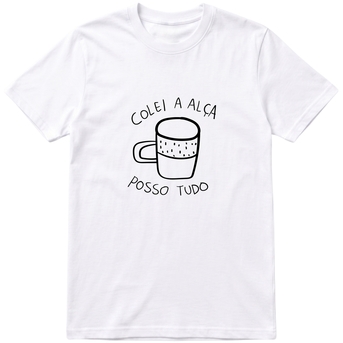 "Colei a alça 2" Camiseta Básica Unissex