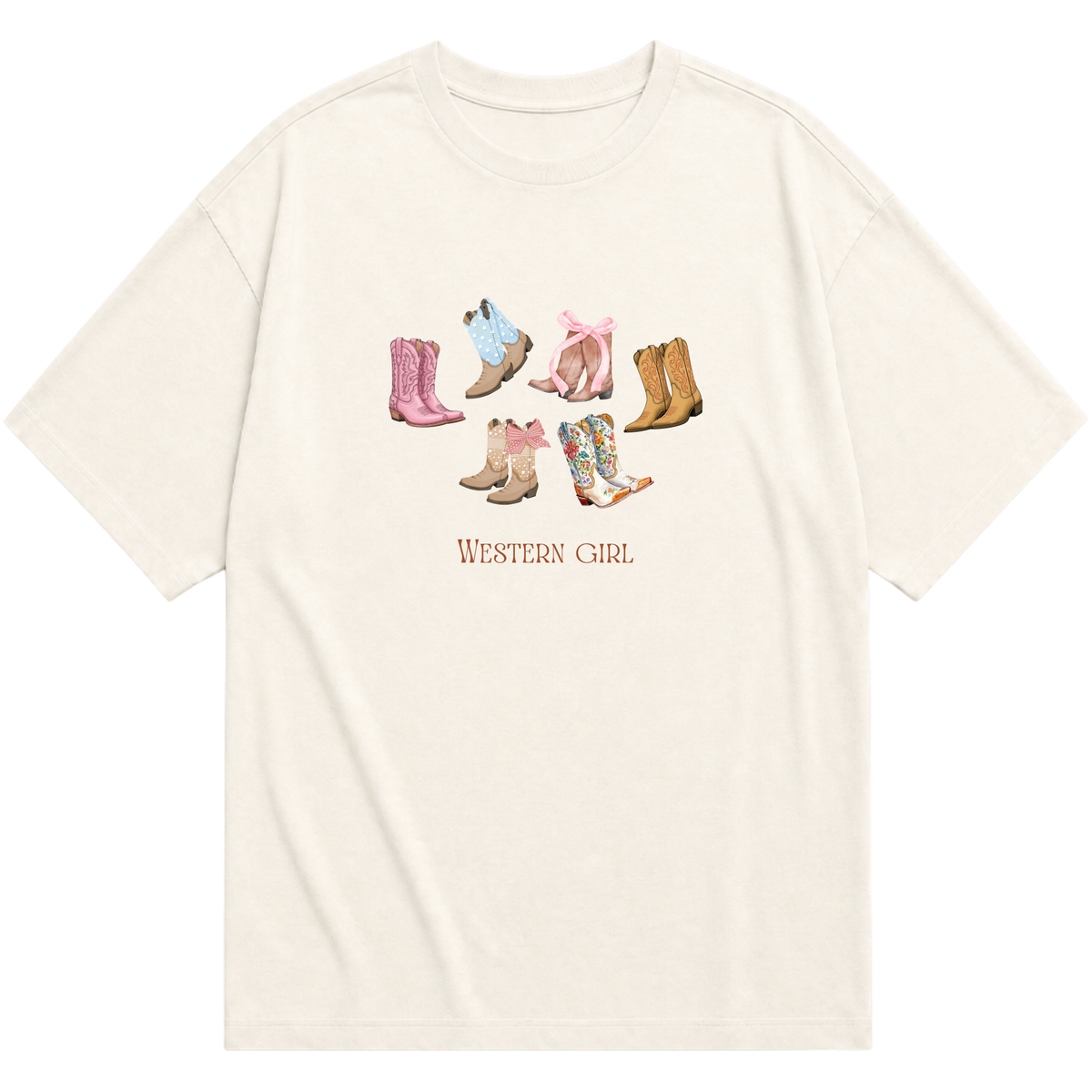 "WESTERN GIRL" Oversized Básica 30.1