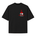 "Camiseta oversized estampa de boxe" Camiseta Oversized Suedine 220g