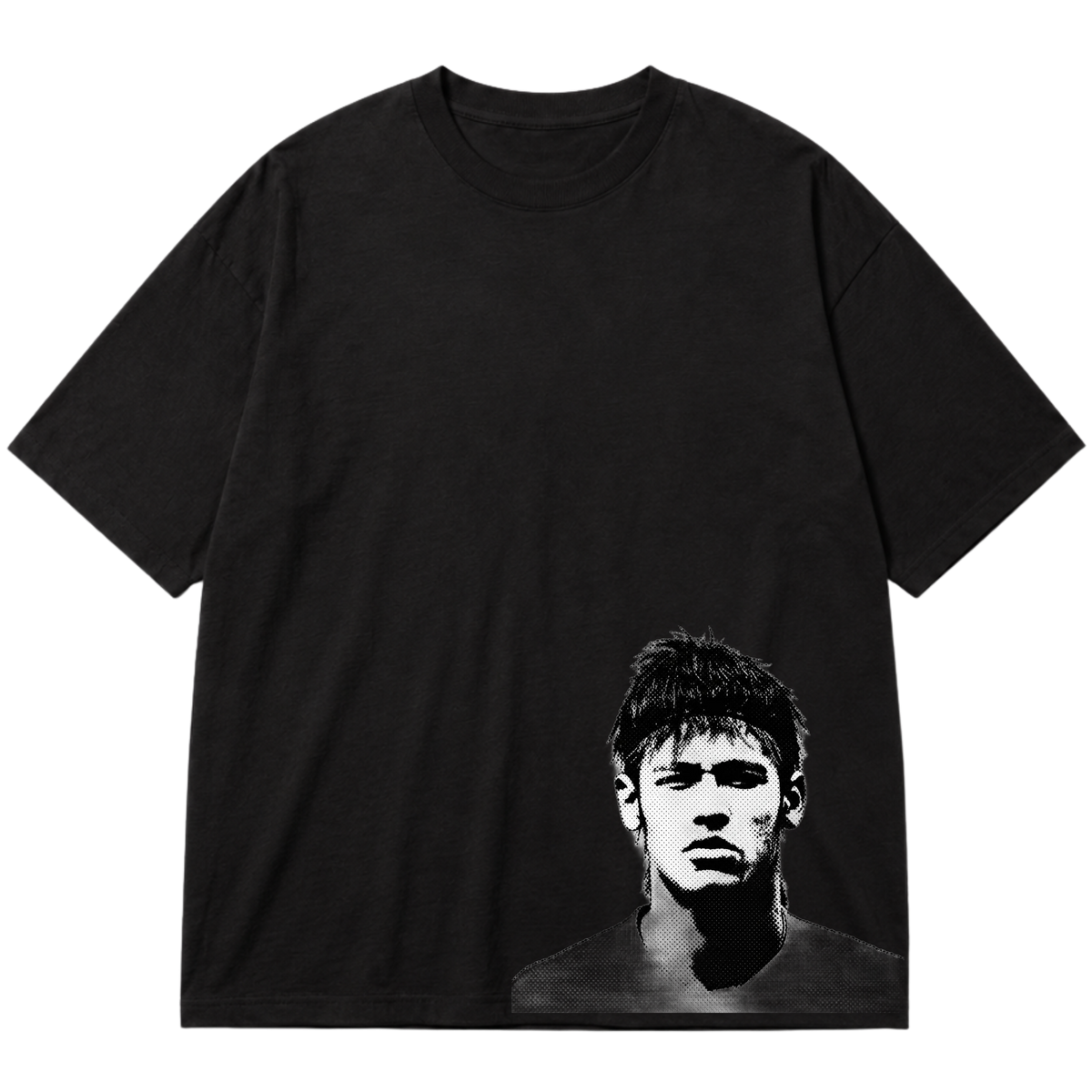 "Camisa Estampa Menino Ney" Oversized Premium 96% algodão 4% Elastano
