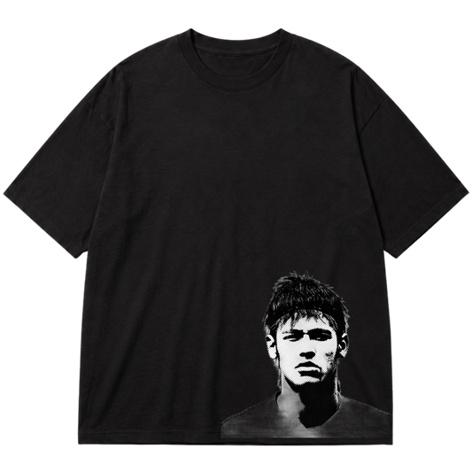"Camisa Estampa Menino Ney" Oversized Premium 96% algodão 4% Elastano