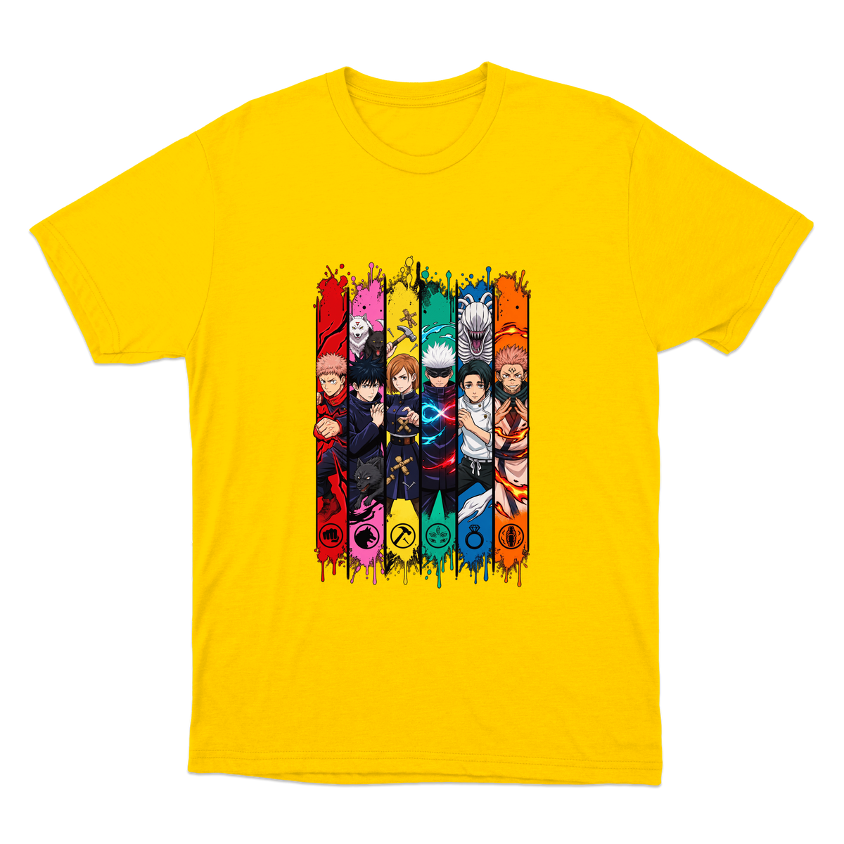 "Personagens - Jujutsu" Camiseta Básica Unissex