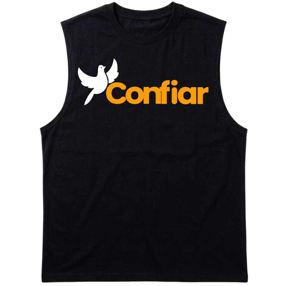 "Produto #021 Regata I SEND YOU AS SHEEP AMONG WOLVES" Tank Top Machão Suedine