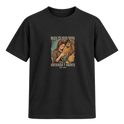 "Estampa /MAIS FÉ" Camiseta Regular Suedine