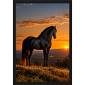 "Lendário Por do Sol" Quadro tradicional sem vidro acrílico