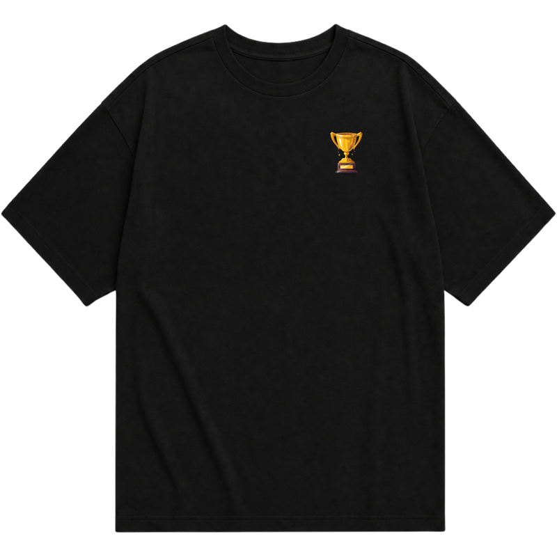 "Camiseta Oversized Essential “Aquele Que Vencer”" Camiseta Oversized Básica