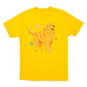 "Golden retrivier" Camiseta Básica Unissex