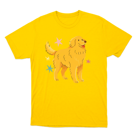 "Golden retrivier" Camiseta Básica Unissex