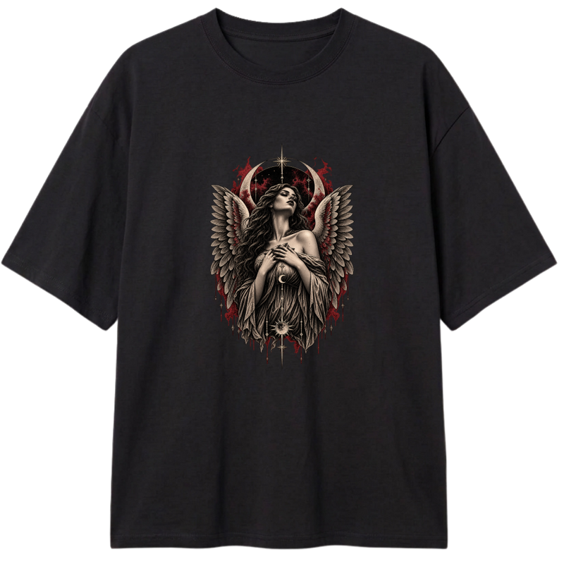 "Fallen Angel" Camiseta Oversized Classic