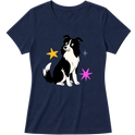 "Border collie" Blusa Baby Look